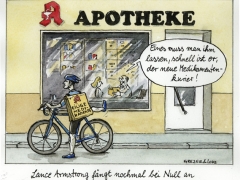 Armstrong als Medikamentenfahrer