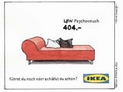 Deutschland - Schweden 4-4 nach 4-0, Ikea-Anzeige