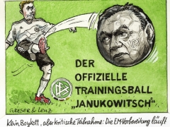 Janukowitsch Trainingsball