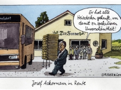 josef ackermann in Rente