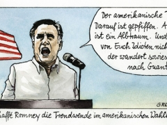 Romney dreht durch