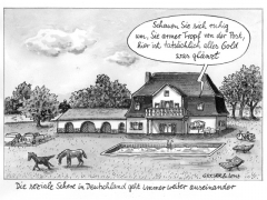 Soziale Schere geht auseinander, hier ist alles Gold was glänzt