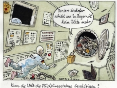 Flüchtlinge im Weltall