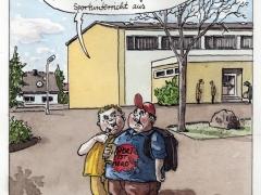 Flüchtlinge in Turnhallen