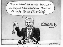Groko, Seehofer, Bebels Uhr