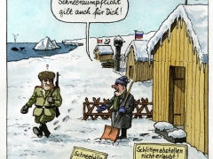 Kaampf um Arktis, deutscher Hausmeister