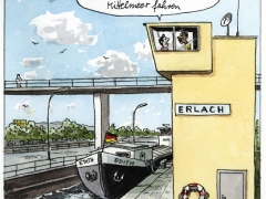 Flüchtling als Schleusenwärter