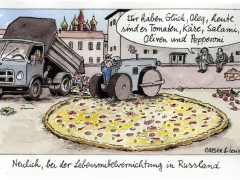 Lebensmittelvernichtung in Russland