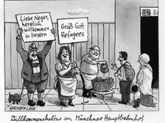 Neger willkommen in Bayern