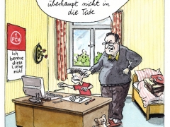 Witzzeichner , Rotzlöffel