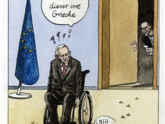 Schäuble, Varoufakis, Reißnägel