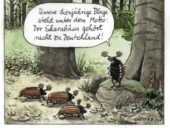AfD, Maikäferplage, Skarabäus