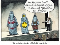 Burka-Modenschau