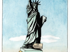 Freiheitsstatue, Muschibesichtigung