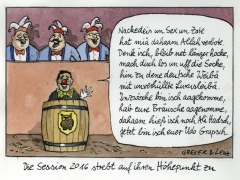 Grapscher Ali in der Bütt