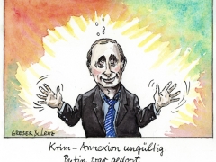 Krim Annexion ungültig, Putin gedopt