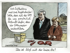 Merkel, Seehofer unterstützen Steinmeier