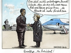 Obama, Merkel, goodbye