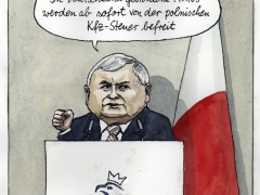 Polen, Kaczynski, Autodiebstahl