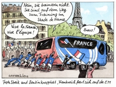 Streik in Frankreich, Benzinknappheit, EM