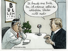 Donald Trump beim Augenarzt