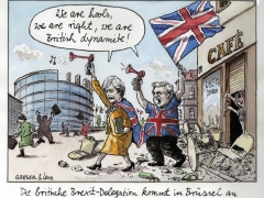 Brexit-Delegation, Hooligans