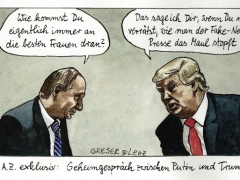 Geheimgespräch, Putin, Trump