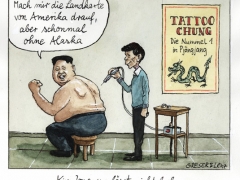 Kim Jong-un beim Tätowierer