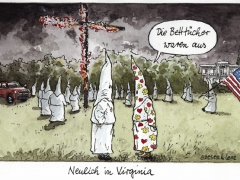 Ku Klux Klan, Betttücher waren aus