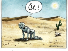 Roboter in der Wüste