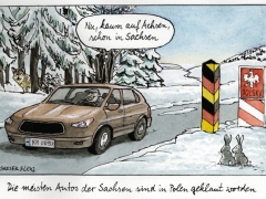 Sachsen klauen Autos in Polen