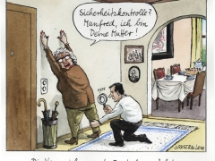 Sicherheitskontrolle bei Mutter