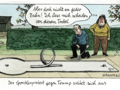 Sportler gegen Trump
