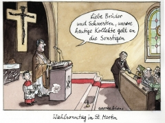 Wahlsonntag in St. Martin