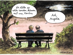 Merkel und Schulz, Ende von Jamaika