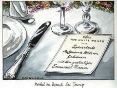 Merkel besucht Trump