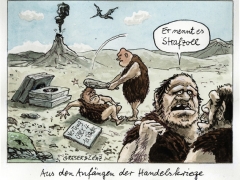 Neandertaler, Handelskrieg