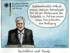 Seehofer, Özilrücktritt