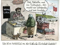 Türkei, glasperlen statt Lira