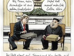 Trump und Kim Treffen, Atomkoffer