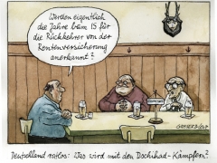 IS-Rückkehrer, Rente