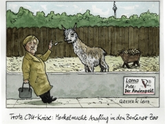 Merkel, Lama, Andenpakt