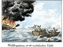 Flüchtlinge vor australischer Küste