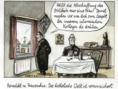 Benedikt vs Franziskus, Zölibat