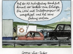 Corona, Verkehrsstau