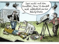fußballinszenierung