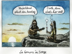 Corona, Ausstieg, Gomera