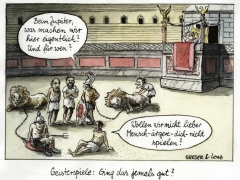 Rom Colosseum, Geisterspiel