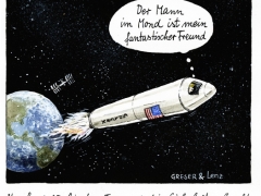 Trump zum mond