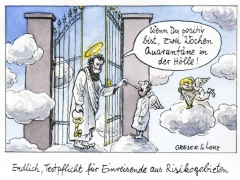 Testpflicht für Risikogebiete